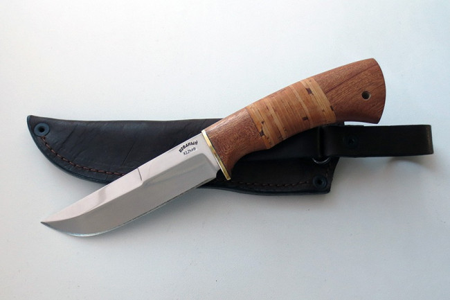 Нож из инструментальной стали Х12МФ "Кабан" (малый) хбм0029