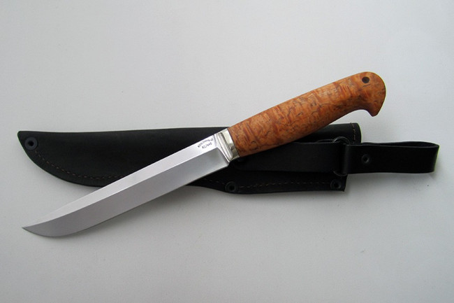 Нож "Луч" (ромб) из инструментальной стали Х12МФ хд0002