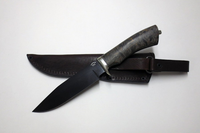 Нож "Гепард" (ст. к/б)  из стали Р12 (быстрорез) р12-15