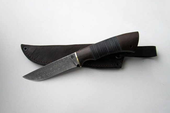 Нож из дамасской стали "Лис" дк009