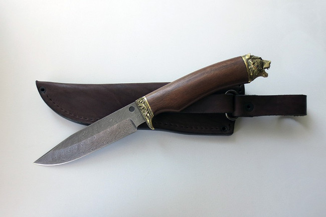 Нож "Гепард" (малый) дамаск дхлм002