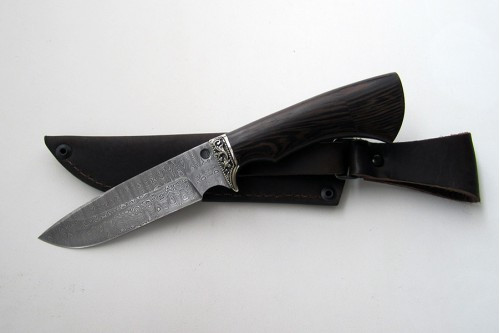 Нож из дамасской стали "Пума" (малый) мум0012