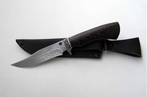Нож из дамасской стали "Скорпион" (малый) мум0015