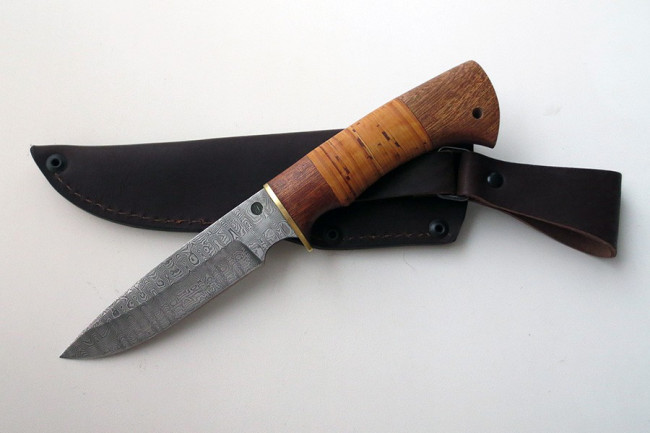 Нож из дамасской стали "Пума" (малый) дм0023