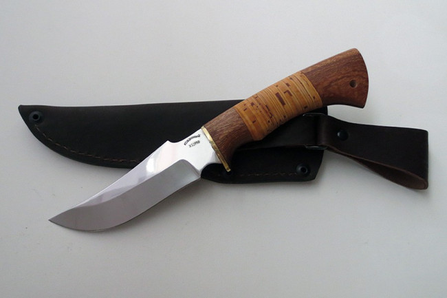 Нож из инструментальной стали Х12МФ "Рыбак" (малый) хбм0023