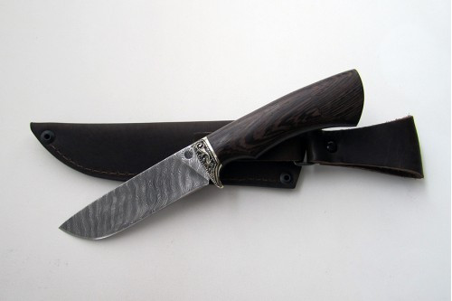 Нож из дамасской стали "Шершень" (малый) мум0017