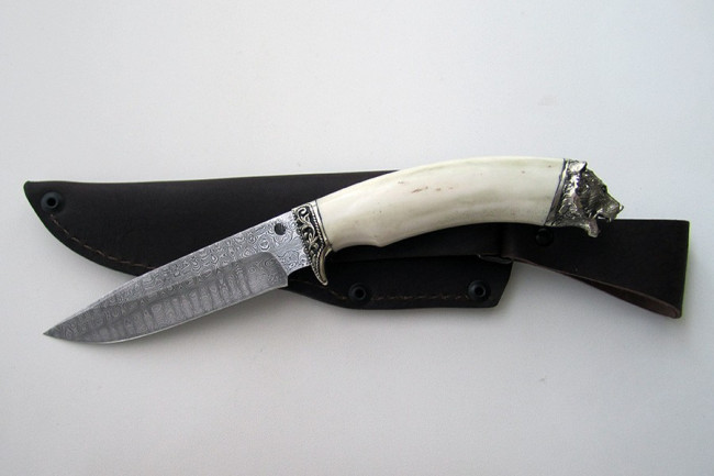 Нож из дамасской стали "Гепард" (малый) др0003