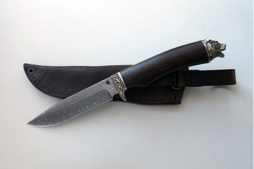 Нож из дамасской стали "Гепард" (малый) млм0026
