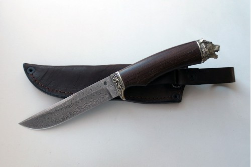 Нож из дамасской стали "Луч" (малый) млм0028