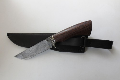 Нож из дамасской стали "Олень" (малый) мум0029