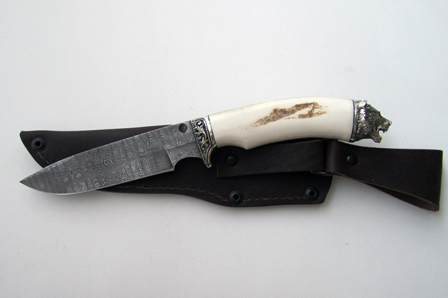 Нож из дамасской стали "Пума" (малый) др0014