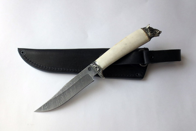 Нож из дамасской стали "Скорпион" (малый) др0018