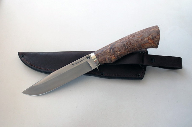Нож Гепард 1 из стали Elmax (стаб.карел.береза) elmax003