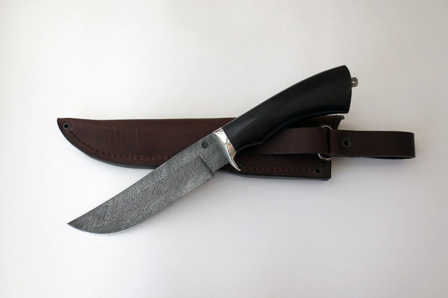 Нож из дамасской стали "Куница" дупрм016