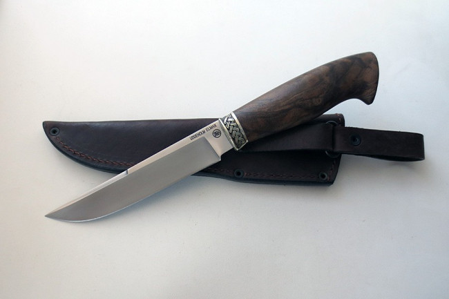 Нож Луч 1 из стали Elmax (корень ореха) elmax005