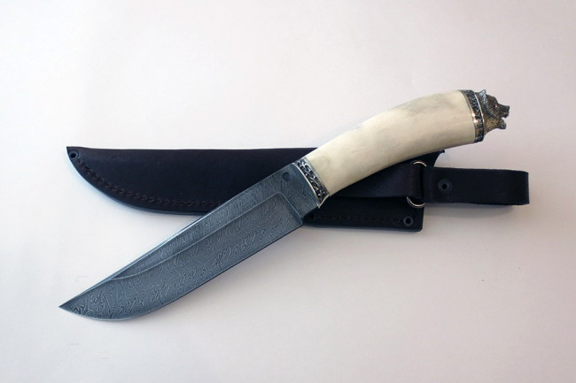Нож из дамасской стали "Таёжный" др0026