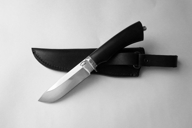 Нож из инструментальной стали Х12МФ "Лось" (малый) х12лм003