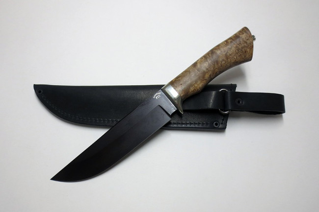 Нож "Таежный 1" (ст. к/б) из стали Р12 (быстрорез) р12-25