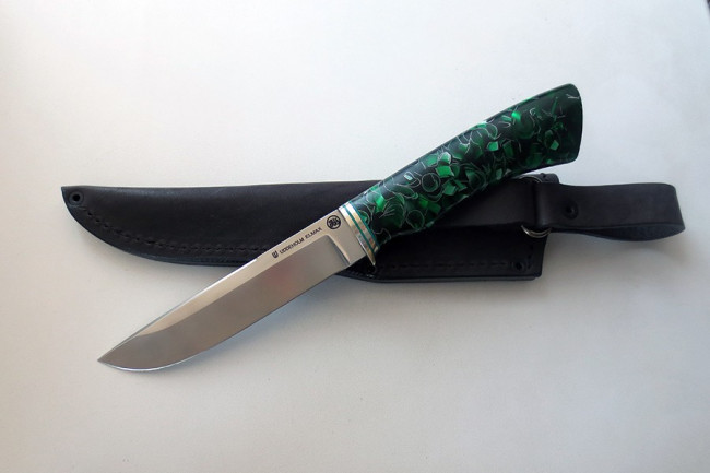Нож Луч 5 из стали Elmax (композит " Raffir") elmax019
