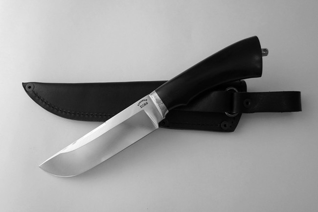 Нож из инструментальной стали Х12МФ "Охотник" х12лм012