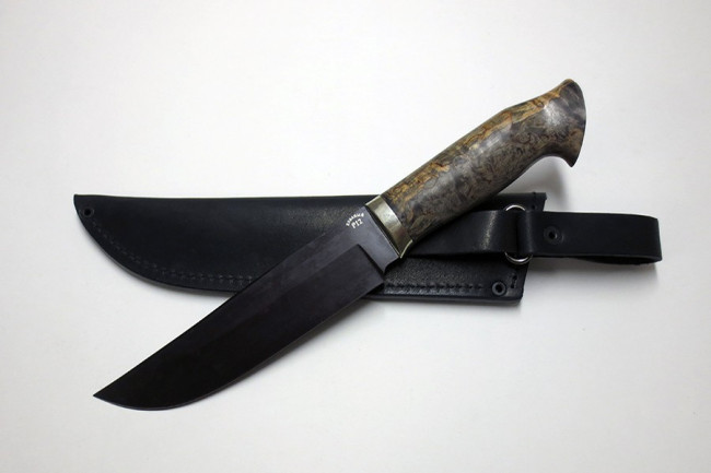 Нож "Таежный 2" (ст. к/б) из стали Р12 (быстрорез) р12-27