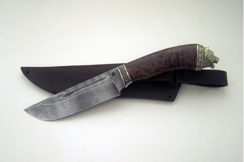 Нож из дамасской стали "Охотник" п021