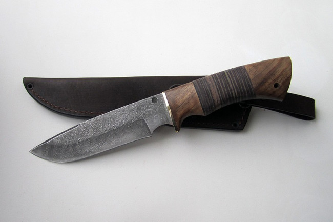 Нож из дамасской стали "Пума" дк015