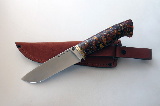 Нож Шершень 2 из стали Elmax (композит "Raffir") elmax024