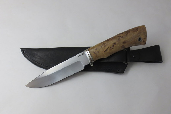 Нож Гепард из порошковой стали (стаб.карагач) elmax028