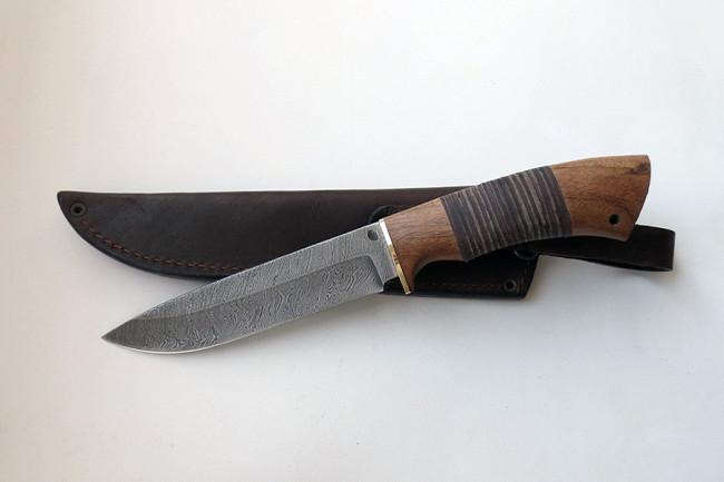 Нож из дамасской стали "Лань" дк020