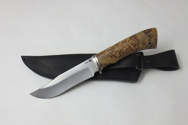 Нож Гюрза из стали Elmax (стаб.карагач) elmax029