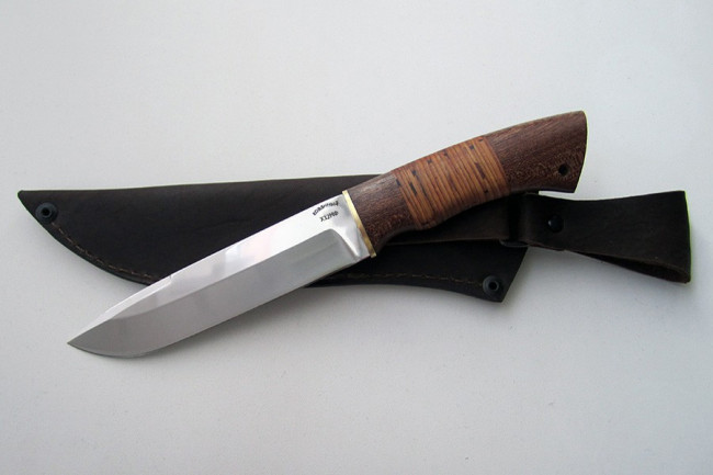 Нож из инструментальной стали Х12МФ "Енот" хб0004