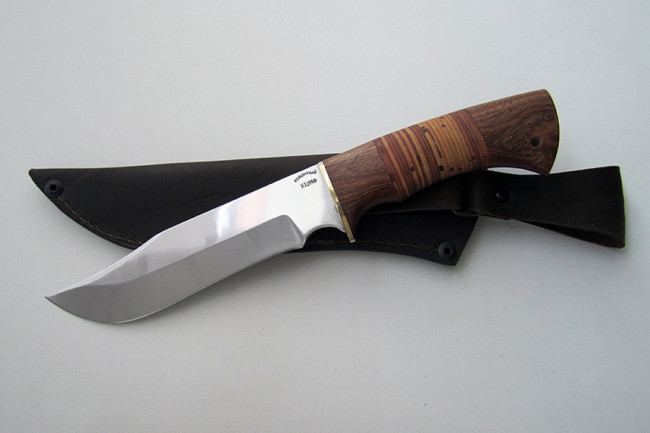 Нож из инструментальной стали Х12МФ "Леший" хб0007
