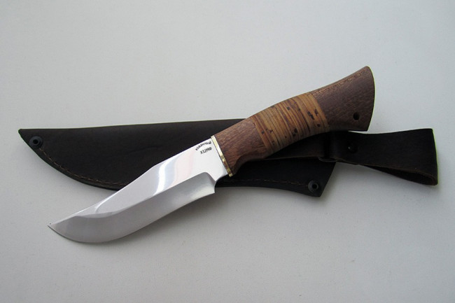 Нож из инструментальной стали Х12МФ "Мангуст" хб0011