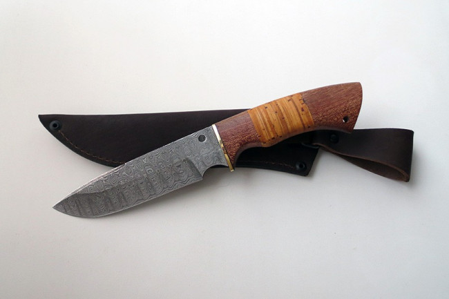 Нож из дамасской стали "Пума" дб0017