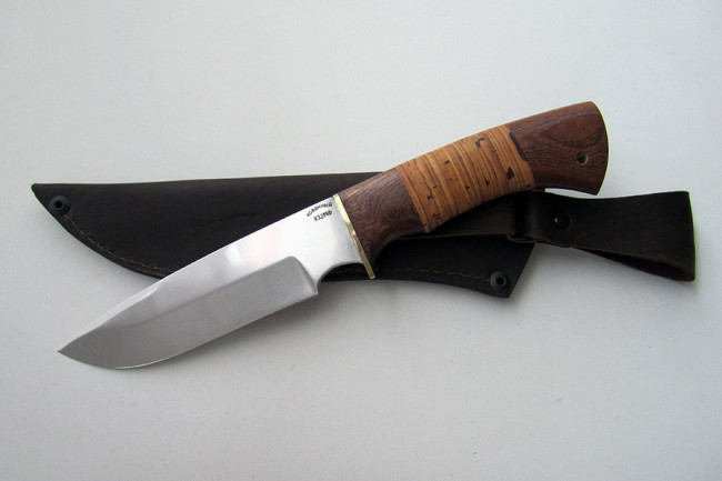 Нож из инструментальной стали Х12МФ "Пума" хб0015