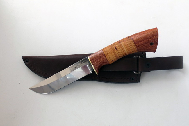 Нож Кабан (малый) сталь 95Х18 (нерж.) след ковки 95х18ков-бер002