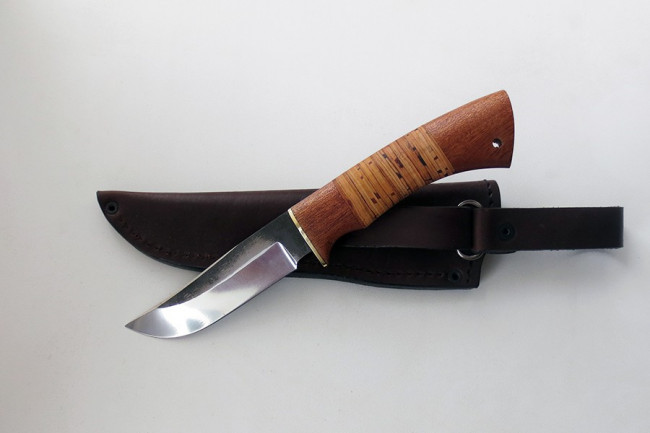 Нож Куница (малый) сталь 95Х18 (нерж.) след ковки 95х18ков-бер009
