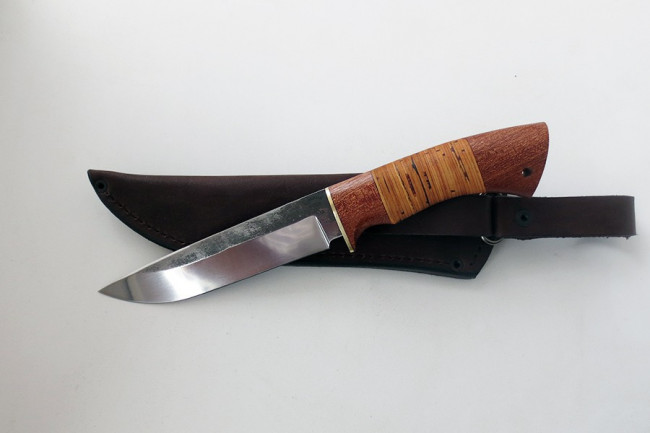 Нож Лань сталь 95Х18 (нерж.) след ковки 95х18ков-бер010