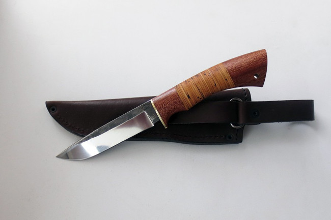 Нож Лань (малый) сталь 95Х18 (нерж.) след ковки 95х18ков-бер011