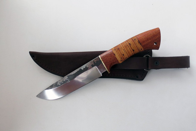 Нож Морж сталь 95Х18 (нерж.) след ковки 95х18ков-бер014