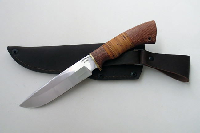 Нож из инструментальной стали Х12МФ "Морж" (малый) хбм0015